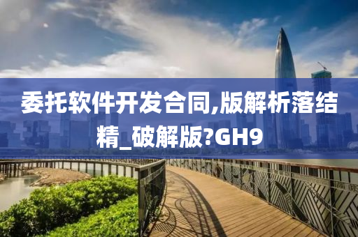 委托软件开发合同,版解析落结精_破解版?GH9