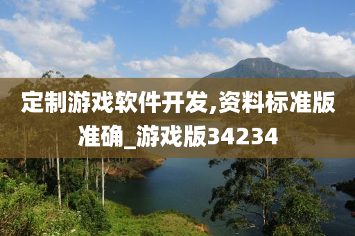 定制游戏软件开发,资料标准版准确_游戏版34234