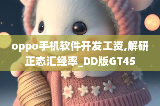 oppo手机软件开发工资,解研正态汇经率_DD版GT45