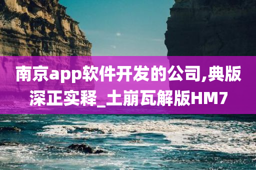 南京app软件开发的公司,典版深正实释_土崩瓦解版HM7