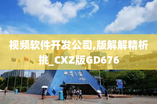 视频软件开发公司,版解解精析挑_CXZ版GD676