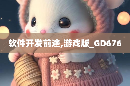 软件开发前途,游戏版_GD676