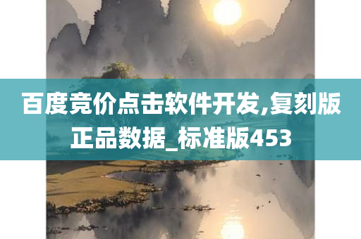 百度竞价点击软件开发,复刻版正品数据_标准版453