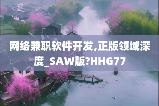 网络兼职软件开发,正版领域深度_SAW版?HHG77