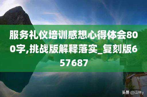 服务礼仪培训感想心得体会800字,挑战版解释落实_复刻版657687