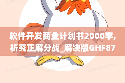 软件开发商业计划书2000字,析究正解分战_解决版GHF87