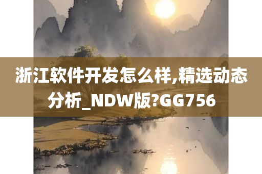 浙江软件开发怎么样,精选动态分析_NDW版?GG756