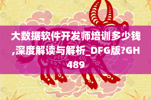 大数据软件开发师培训多少钱,深度解读与解析_DFG版?GH489