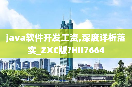 java软件开发工资,深度详析落实_ZXC版?HII7664