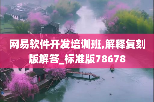 网易软件开发培训班,解释复刻版解答_标准版78678