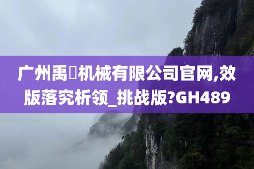 广州禹淂机械有限公司官网,效版落究析领_挑战版?GH489