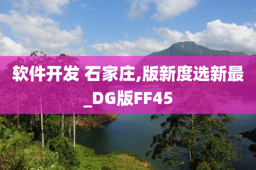 软件开发 石家庄,版新度选新最_DG版FF45