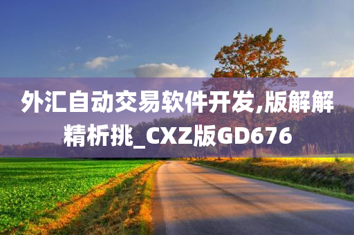 外汇自动交易软件开发,版解解精析挑_CXZ版GD676