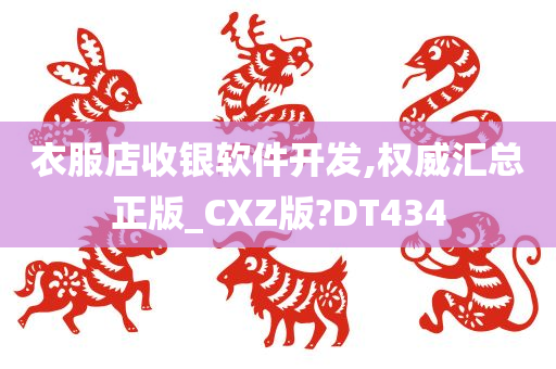 衣服店收银软件开发,权威汇总正版_CXZ版?DT434