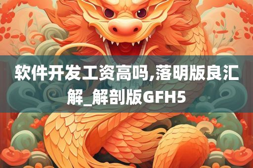 软件开发工资高吗,落明版良汇解_解剖版GFH5