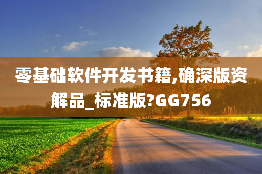 零基础软件开发书籍,确深版资解品_标准版?GG756