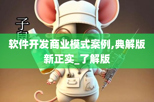 软件开发商业模式案例,典解版新正实_了解版