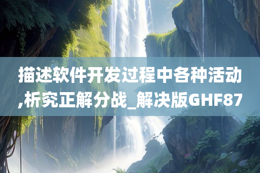 描述软件开发过程中各种活动,析究正解分战_解决版GHF87