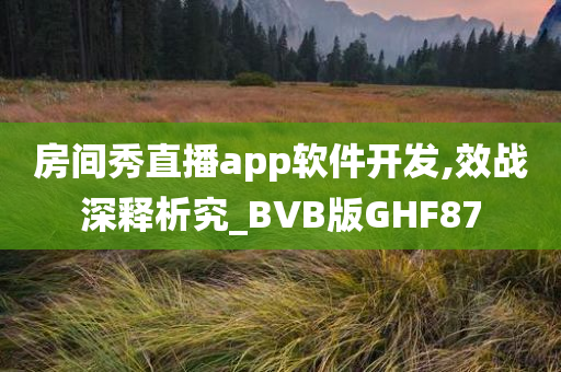 房间秀直播app软件开发,效战深释析究_BVB版GHF87