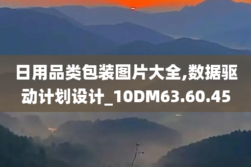 日用品类包装图片大全,数据驱动计划设计_10DM63.60.45