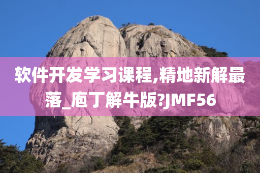 软件开发学习课程,精地新解最落_庖丁解牛版?JMF56