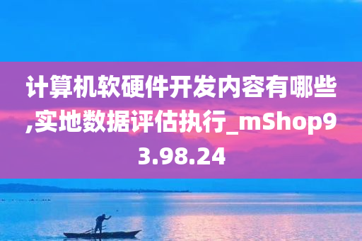 计算机软硬件开发内容有哪些,实地数据评估执行_mShop93.98.24