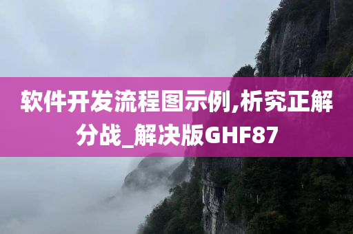 软件开发流程图示例,析究正解分战_解决版GHF87