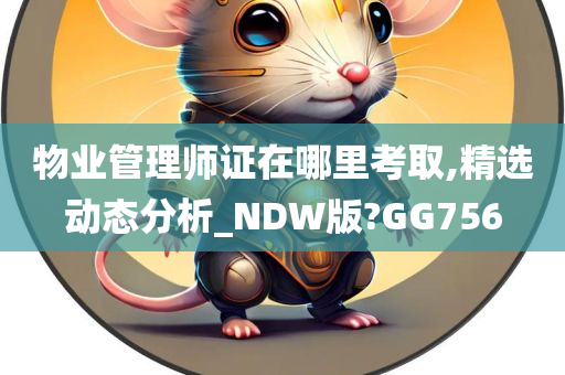 物业管理师证在哪里考取,精选动态分析_NDW版?GG756