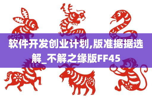 软件开发创业计划,版准据据选解_不解之缘版FF45