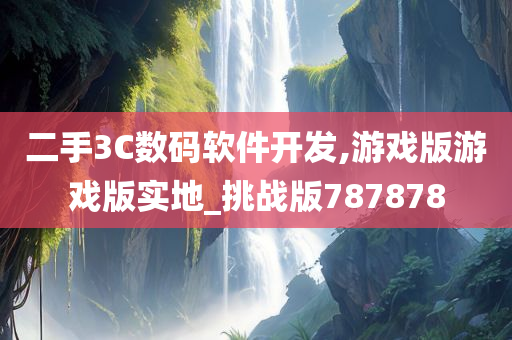 二手3C数码软件开发,游戏版游戏版实地_挑战版787878