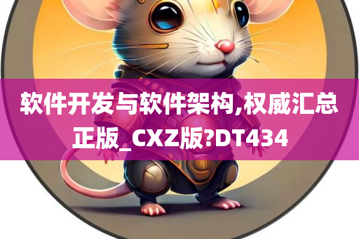 软件开发与软件架构,权威汇总正版_CXZ版?DT434