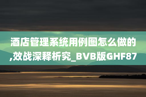 酒店管理系统用例图怎么做的,效战深释析究_BVB版GHF87