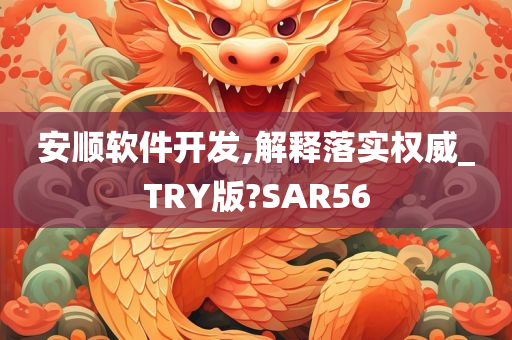 安顺软件开发,解释落实权威_TRY版?SAR56