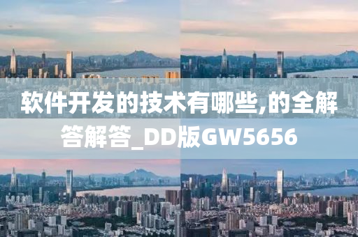 软件开发的技术有哪些,的全解答解答_DD版GW5656