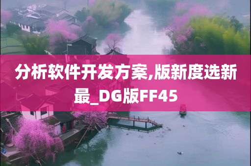 分析软件开发方案,版新度选新最_DG版FF45