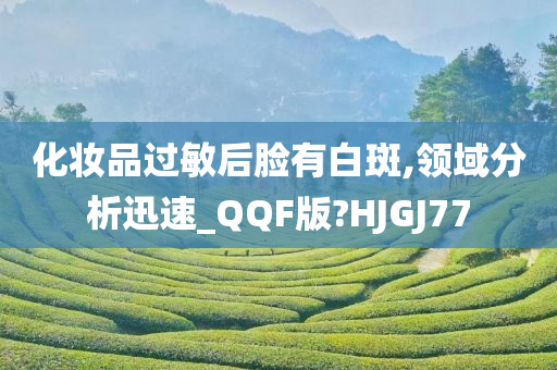 化妆品过敏后脸有白斑,领域分析迅速_QQF版?HJGJ77