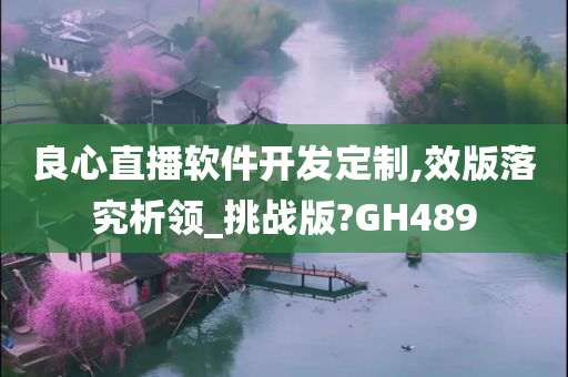 良心直播软件开发定制,效版落究析领_挑战版?GH489