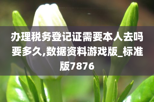 办理税务登记证需要本人去吗要多久,数据资料游戏版_标准版7876