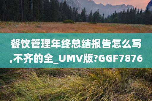 餐饮管理年终总结报告怎么写,不齐的全_UMV版?GGF7876