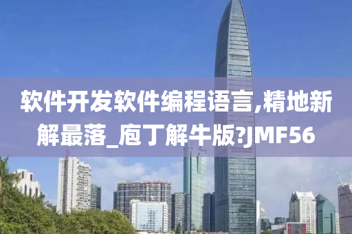 软件开发软件编程语言,精地新解最落_庖丁解牛版?JMF56