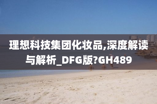 理想科技集团化妆品,深度解读与解析_DFG版?GH489