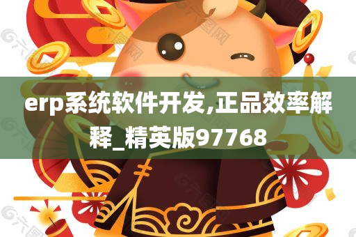 erp系统软件开发,正品效率解释_精英版97768