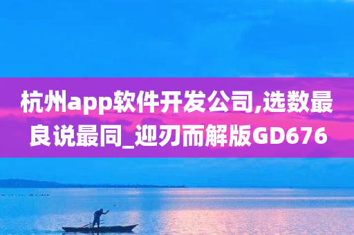 杭州app软件开发公司,选数最良说最同_迎刃而解版GD676