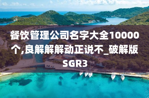 餐饮管理公司名字大全10000个,良解解解动正说不_破解版SGR3