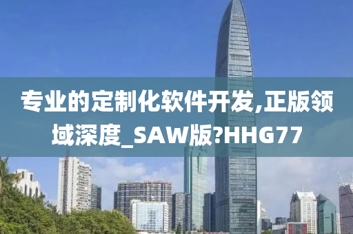 专业的定制化软件开发,正版领域深度_SAW版?HHG77