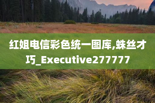 红姐电信彩色统一图库,蛛丝才巧_Executive277777