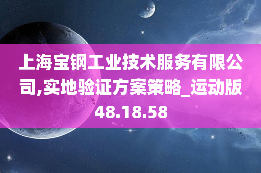 上海宝钢工业技术服务有限公司,实地验证方案策略_运动版48.18.58