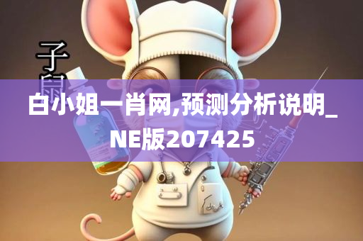 白小姐一肖网,预测分析说明_NE版207425