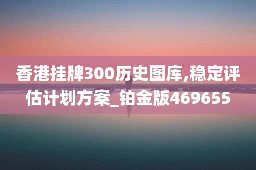 香港挂牌300历史图库,稳定评估计划方案_铂金版469655