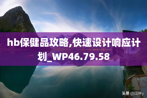 hb保健品攻略,快速设计响应计划_WP46.79.58